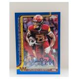 2025 Topps Ch Croskey-Merritt Blue Ref Auto/150 RC