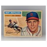 1956 Topps Rip Repulski #201 Stain/Crease/Edge