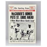 1969 Topps #164 WS Game 3 (McCarver) HOF Cardinals