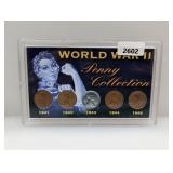 WWII Penny Collection