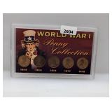 WWI Penny Collection