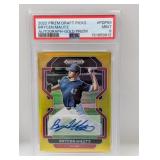 2022 Prizm DP Brycen Mautz Gold Auto #8/10 PSA 9