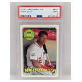 2018 Topps Heritage Juan Soto PSA 9