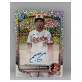 2025 Garcia Bowman Ch 1st Auto Speckle Ref /299