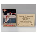 1994ï¿½Nabiscoï¿½Bobï¿½Gibson.ï¿½Autographï¿½W/Cert