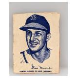 1951ï¿½Wheatiesï¿½Stanï¿½Musialï¿½Hand-cut Damaged