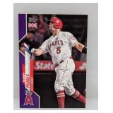 2020 Topps Albert Pujols #44/50 UK Edition