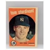 1959 TOPPS Baseball TOM STURDIVANT 471 Surface