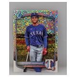 2025 Rodriguez Bowman Chrome 1st Speckle Ref /299