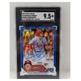2023 Topps Ch Gorman RC Auto Blue Ref /150 SGC 9.5