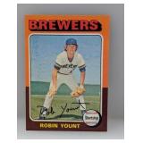 1975 Topps #223 Robin Yount HOF Brewers