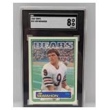 1983 Topps Rookie #33 Jim McMahon SGC 8 NM-MT