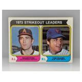1974 Topps Nolan Ryan Strikeout Ldrs HOF Angels