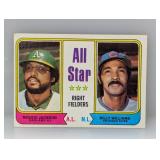 1974 Reggie Jackson Billy Williams Topps Corner