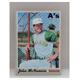 1970 TOPPS JOHN McNAMARA TUFF 7TH SERIES HN Indent