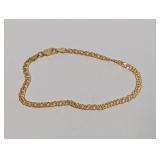 7' Vermeil/.925 Sterl Chain Link Bracelet