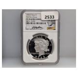 NGC 2023-S PF70 Ultra Cam 90% Silv Peace $1