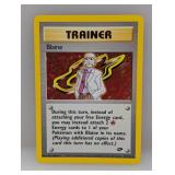 2000 Pokemon Gym Challenge Trainer Blaine Holo #17