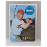 1969 Topps #120 - Pete Rose 'Reds' Creases