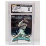 1998 Topps Finest Ken Griffey Jr 100 CGC 8