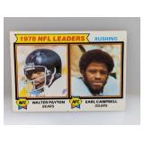1979 Topps Rushing Leaders #3 Payton/Campbell