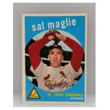 1959 TOPPS Baseball SAL MAGLIE 309 Creases/Surface