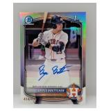 2025 Boettcher Bowman Chrome 1st Auto Ref /499