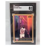 1990-91 Skybox #41 Michael Jordan SGC 8 NM-MT