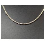 16' .925 Sterl Rope Chain Necklace