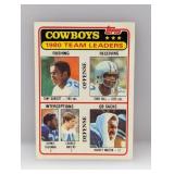 1981 Topps #376 Cowboys Team leaders Tony Dorsett