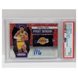 2023 Prizm Fast Break Red Auto /99 Lewis PSA 9