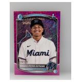 2025 Defrank Bowman Ch 1st Purple Shimmer Ref /199