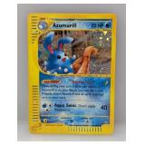 2002 Pokemon Expeditionition Azumarill Holo H4 DMG