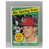 1969 Topps #424 Pete Rose (All Star) Reds Surface
