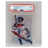 2018 Bowman High Tek Ronald Acuna Pattern 2 PSA 9
