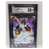 2024 Finest Butler RC Purp Ref Auto /125 SGC 10