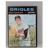 1971 TOPPS DAVE LEONHARD TUFF 7TH SERIES HN 716