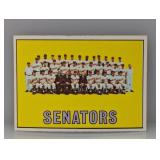 1967 Topps #437 - Senators Team  Surface
