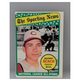 1969 Topps NL All- Stars Johnny Bench #430 E
