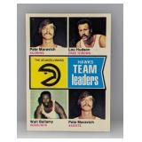 1974-75 Topps Hawks Leaders Maravich #81 S/S