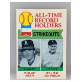 1979 TOPPS ALL-TIME RECORD HOLDERS RYAN/JOHNSON