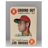 1968 Topps Game Orlando Cepeda Ground Out HOF S