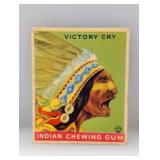 1933 GOUDEY GUM VICTORY CRY INDIAN GUM SERIES 88 S