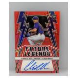 2025 Dollander Prospect Ed Red Prizm RC Auto /99