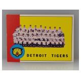 1963 Topps #552 Tigers Team Card Hi # Series Stain
