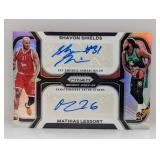 2023-24 Prizm Dual Auto /25 Shields Lessort