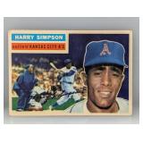 1956 Topps Harry Simpson #239 Crease
