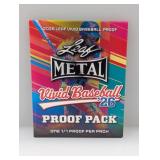 2026 Leaf Metal Vivid Baseball 1/1 Proof Pack