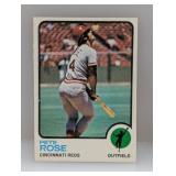 1973 Topps #130 - Pete Rose 'Reds' Stain