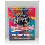 2026 Leaf Metal Vivid Baseball 1/1 Proof Pack